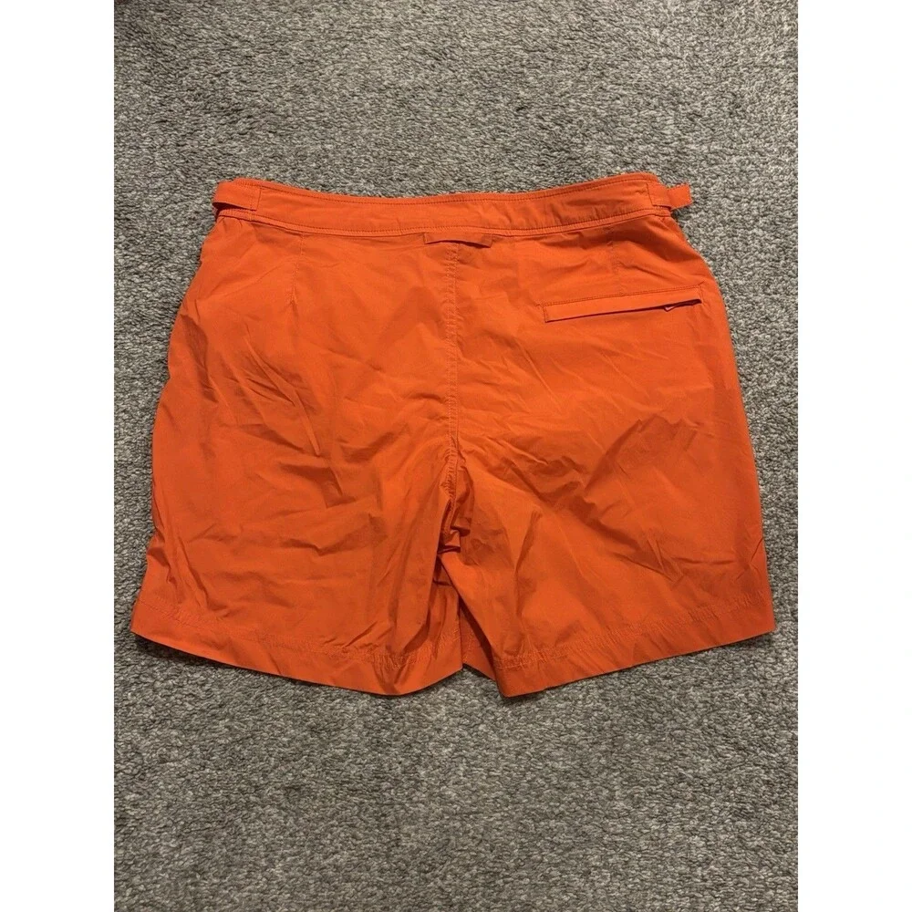Orlebar Brown OB Classic Bulldog Swim Shorts Trunks Orange Lined Summer Men’s 31